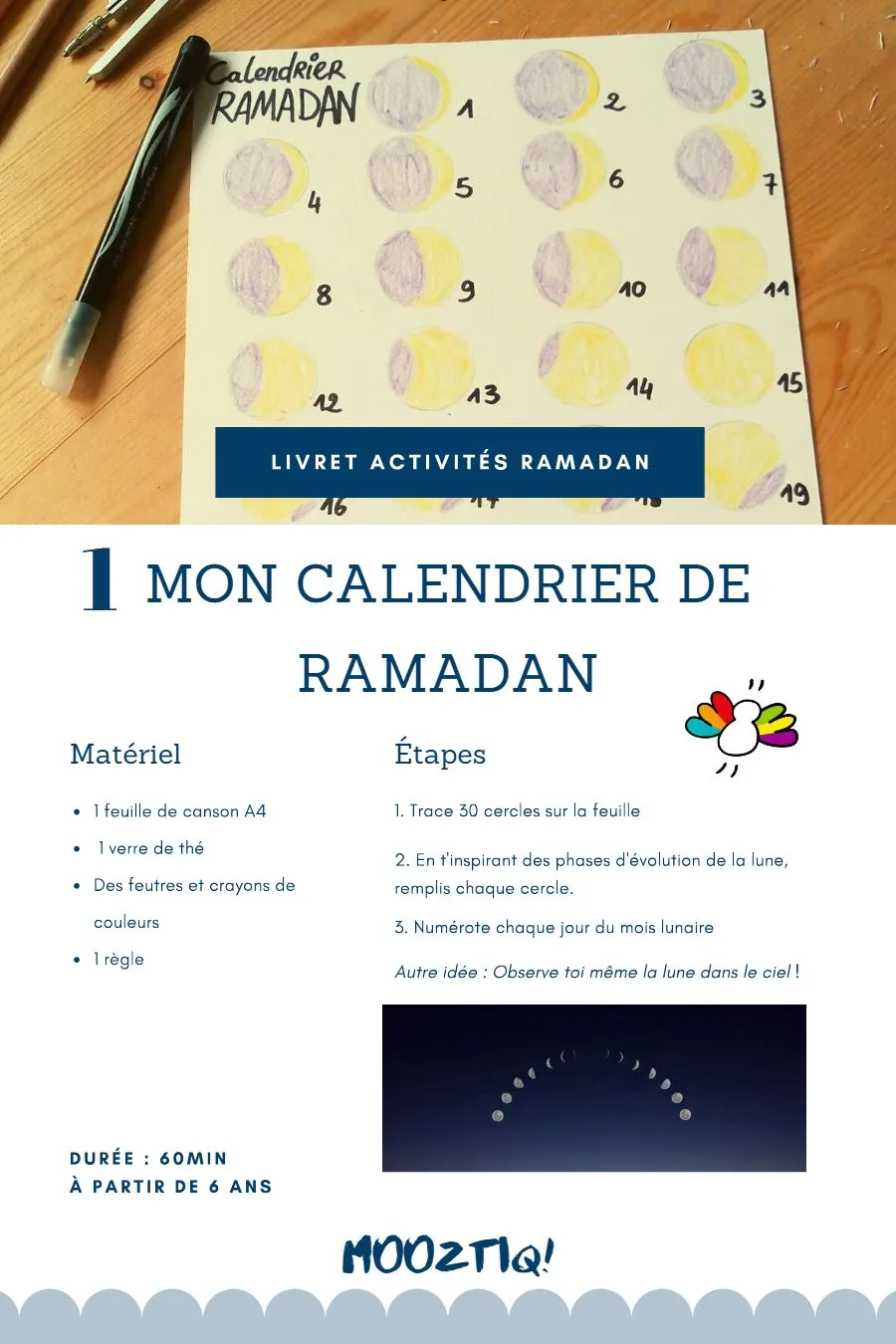 Page 3 du livret, Décore ta maison pour Ramadan, 30 activités pour Ramadan