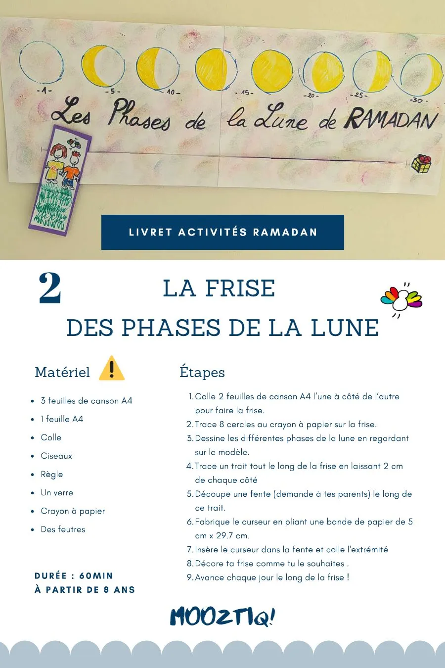 Page 4 du livret, Décore ta maison pour Ramadan, 30 activités pour Ramadan