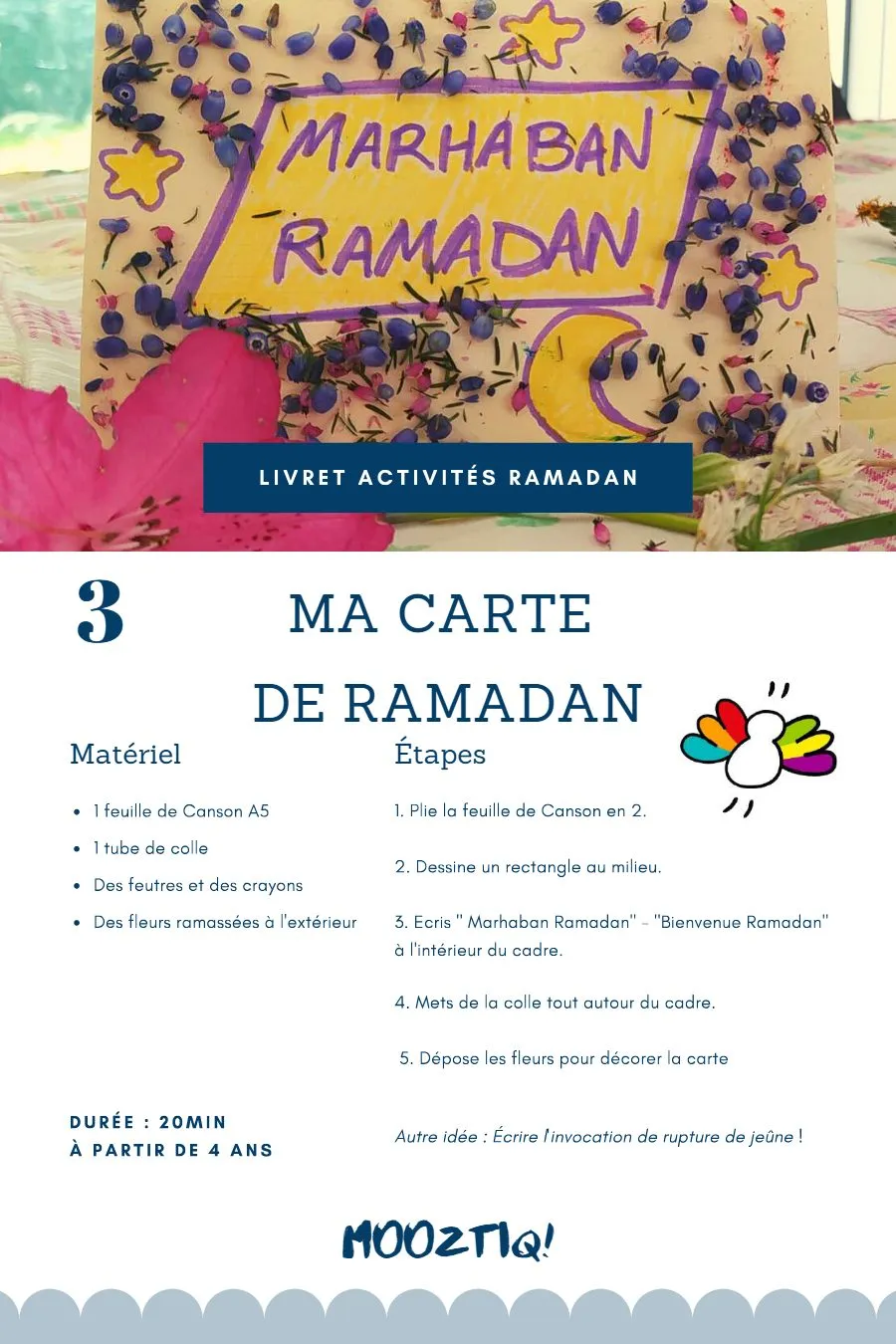 Page 5 du livret, Décore ta maison pour Ramadan, 30 activités pour Ramadan