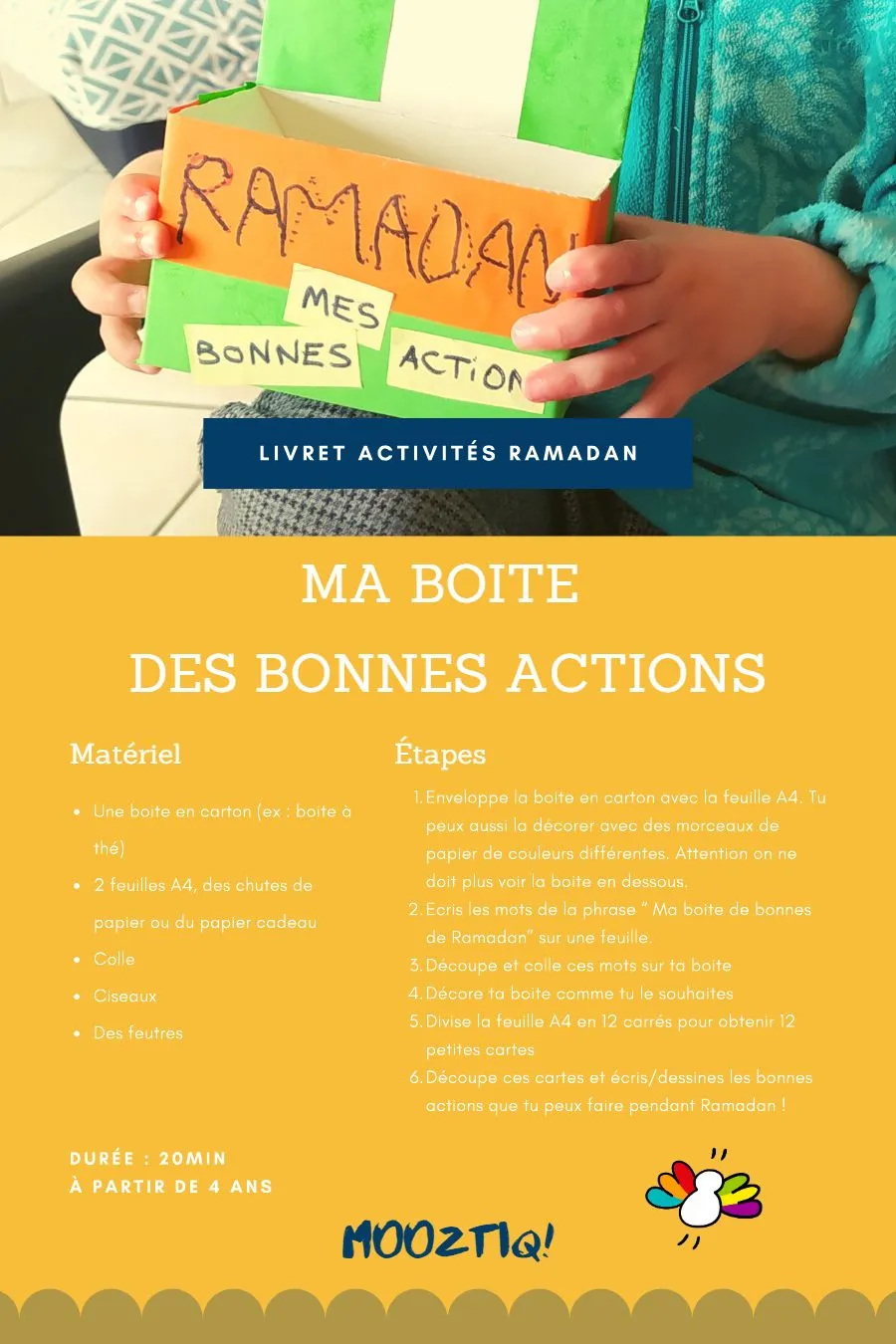 Page 6 de « Mon livret de 7 activités de Ramadan »