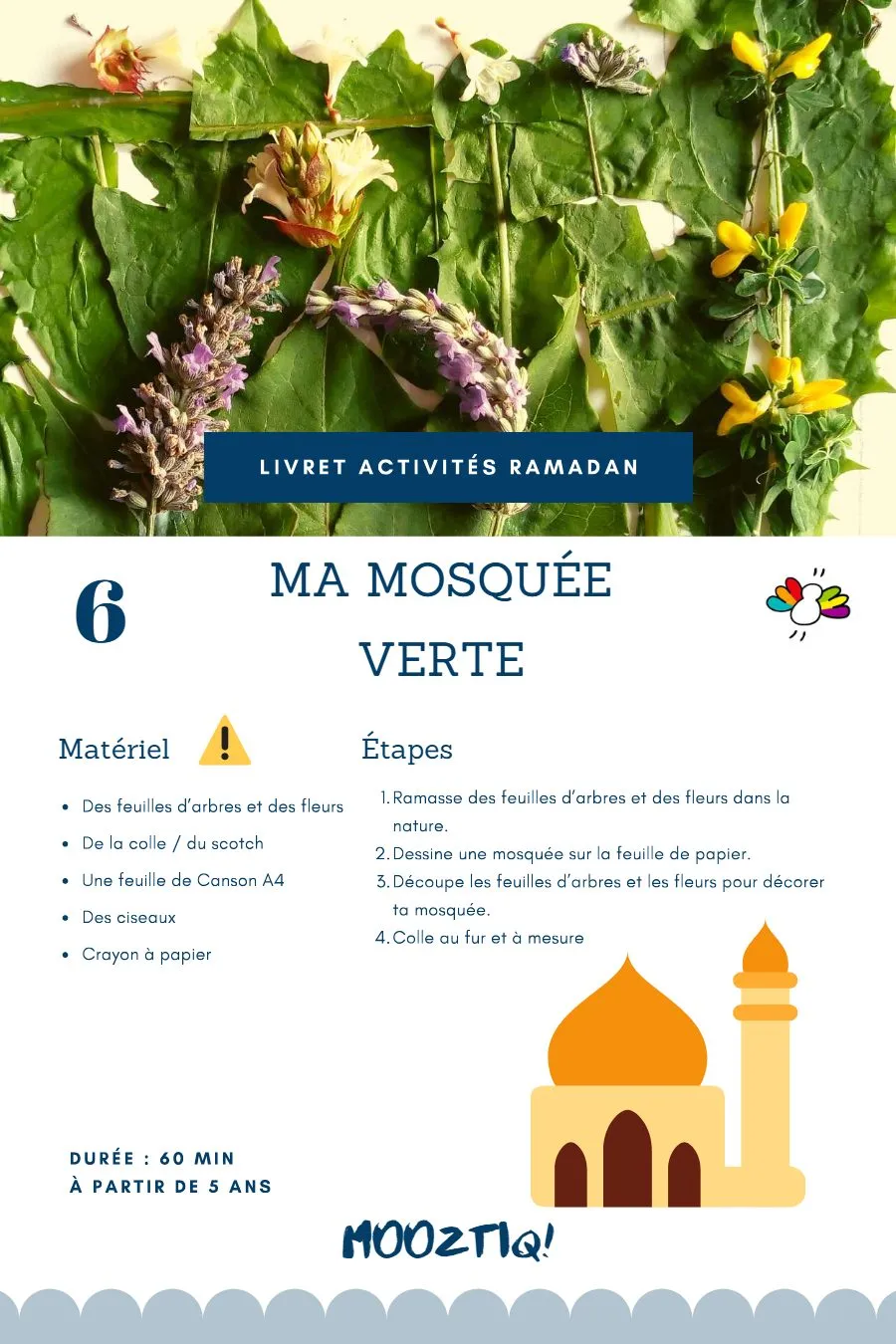 Page 8 du livret, Décore ta maison pour Ramadan, 30 activités pour Ramadan
