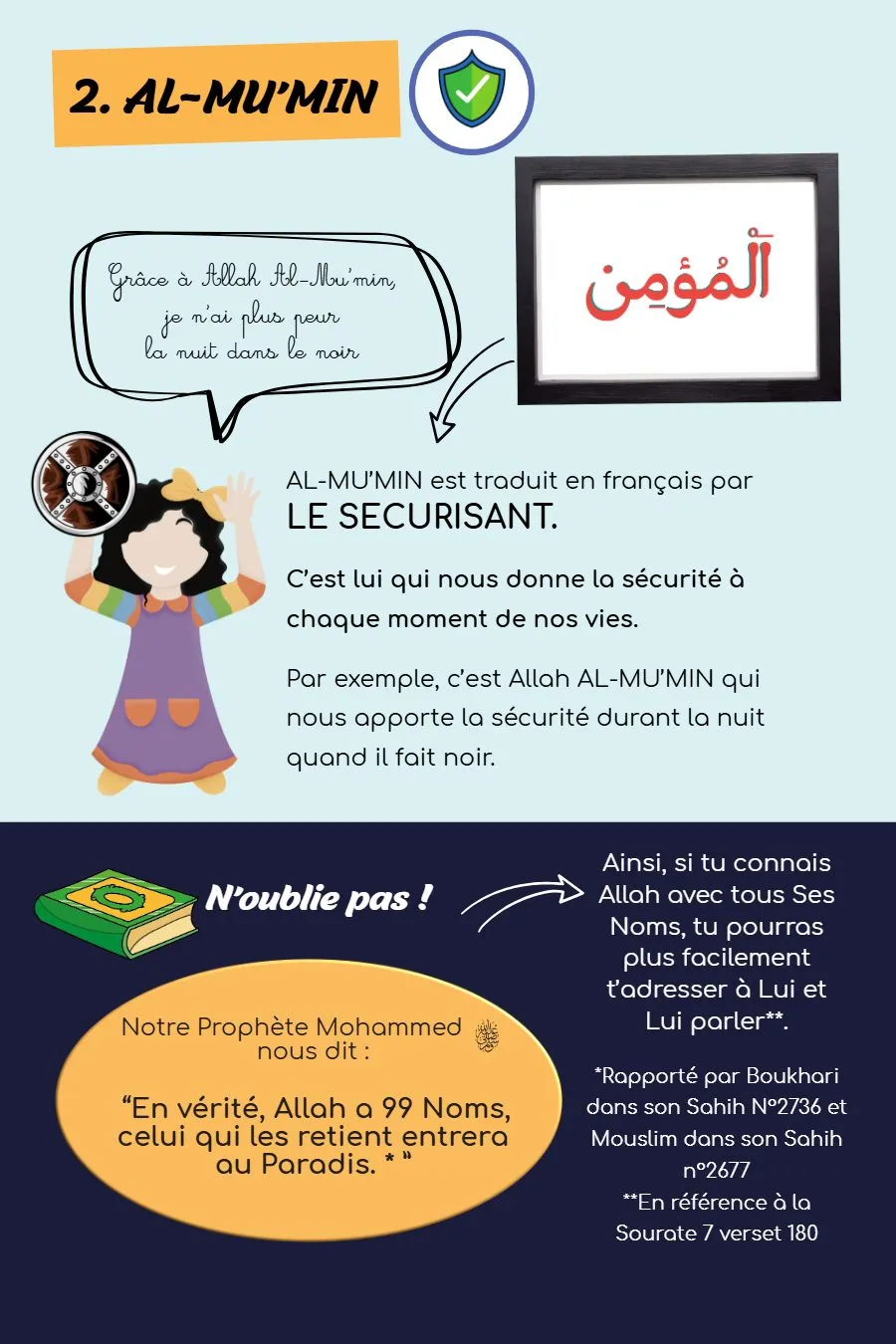 Page 12 du magazine, Les Noms d'Allah, Magazine Mooztiq n°4