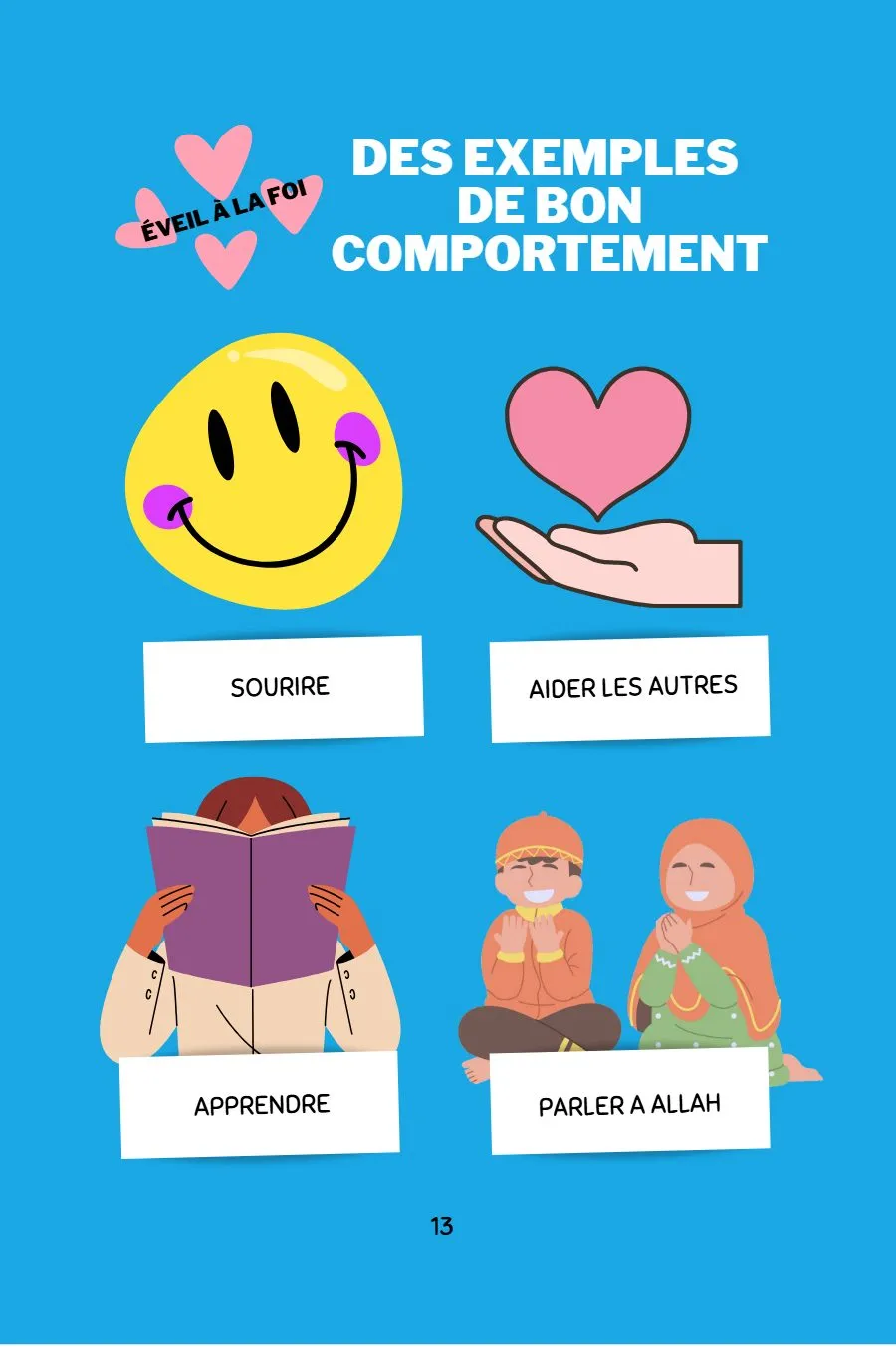 Page 15 du livret, Les étoiles du bon comportement, Mooztiq part en vacances