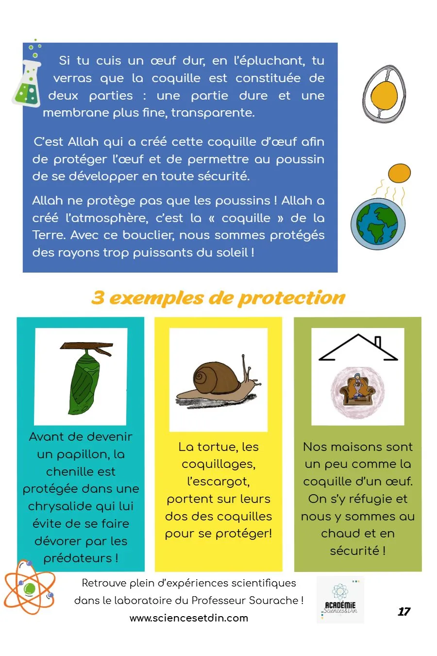 Page 17 du magazine, Dans le labo du Professeur Sourache, Magazine Mooztiq n°4