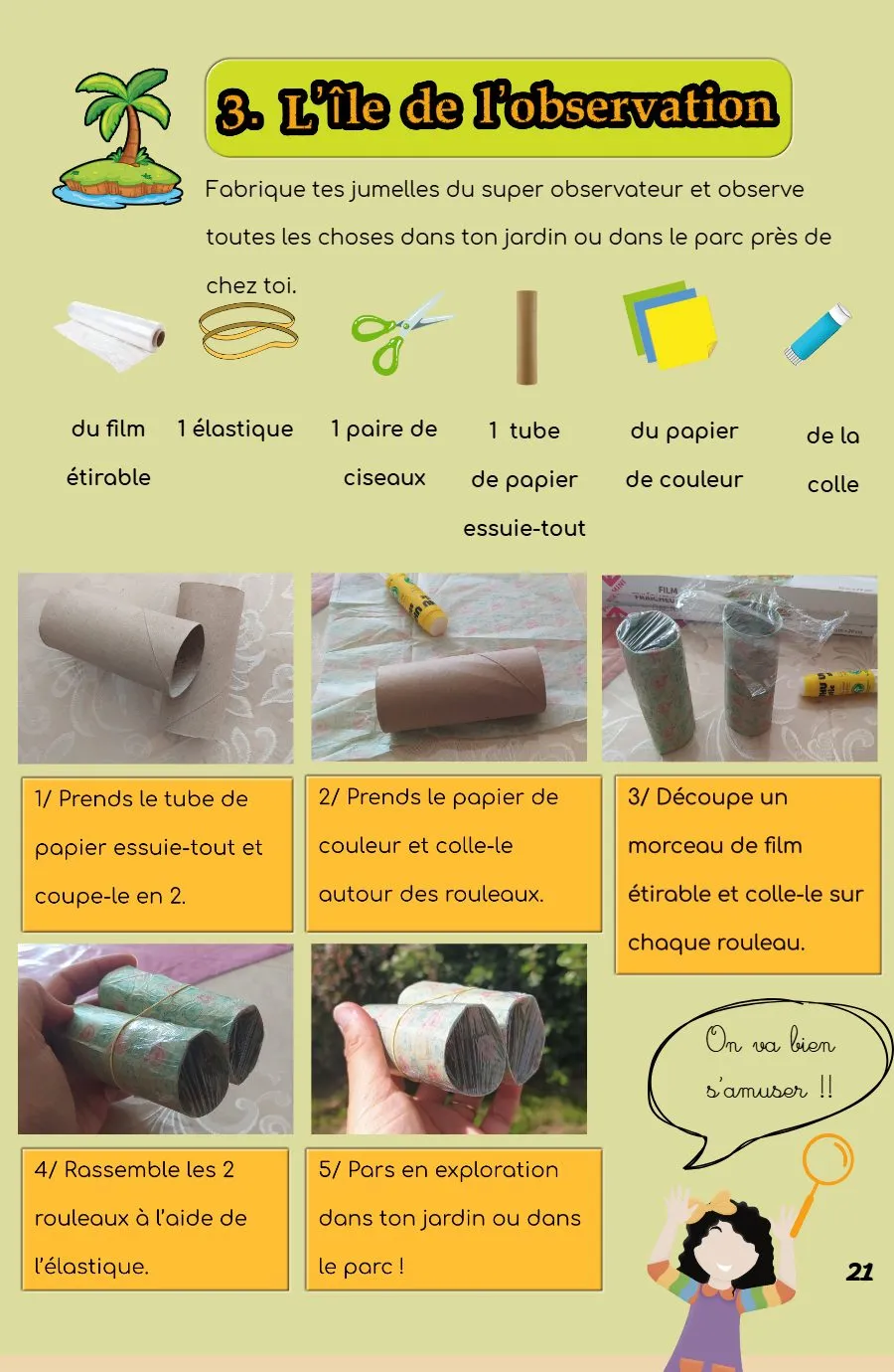 Page 21 du magazine, La chasse au trésor, Magazine Mooztiq n°3