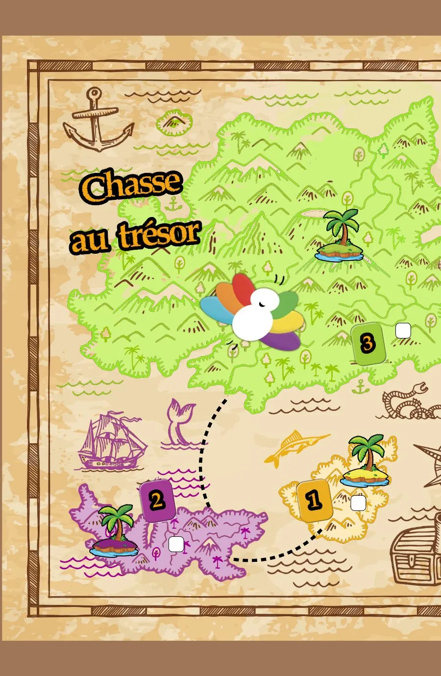 Page 22 du magazine, La chasse au trésor, Magazine Mooztiq n°3