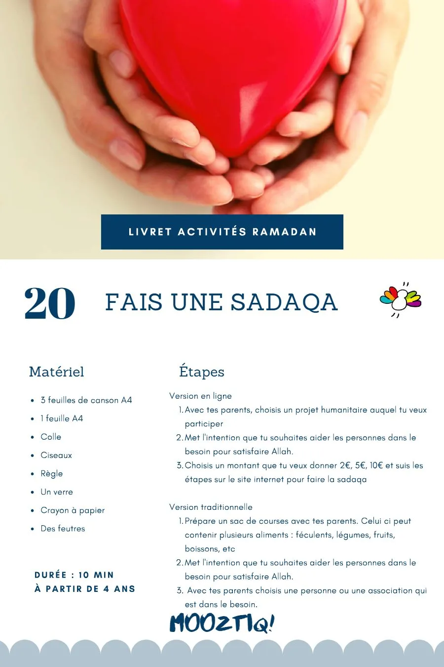 Page 22 du livret, Partage et fais le bien, 30 activités pour Ramadan