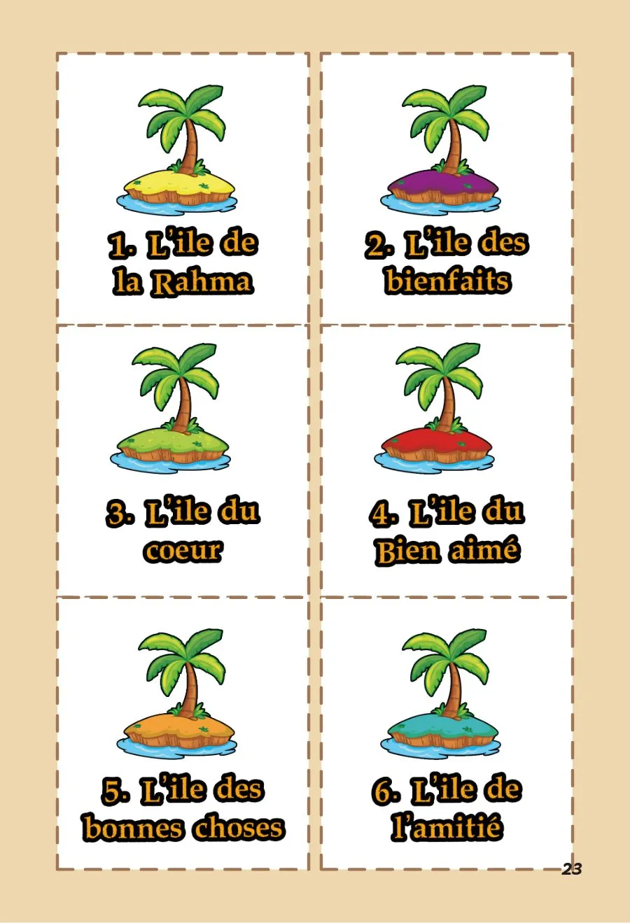 Page 23 du magazine, Chasse au trésor, Magazine Mooztiq n°2