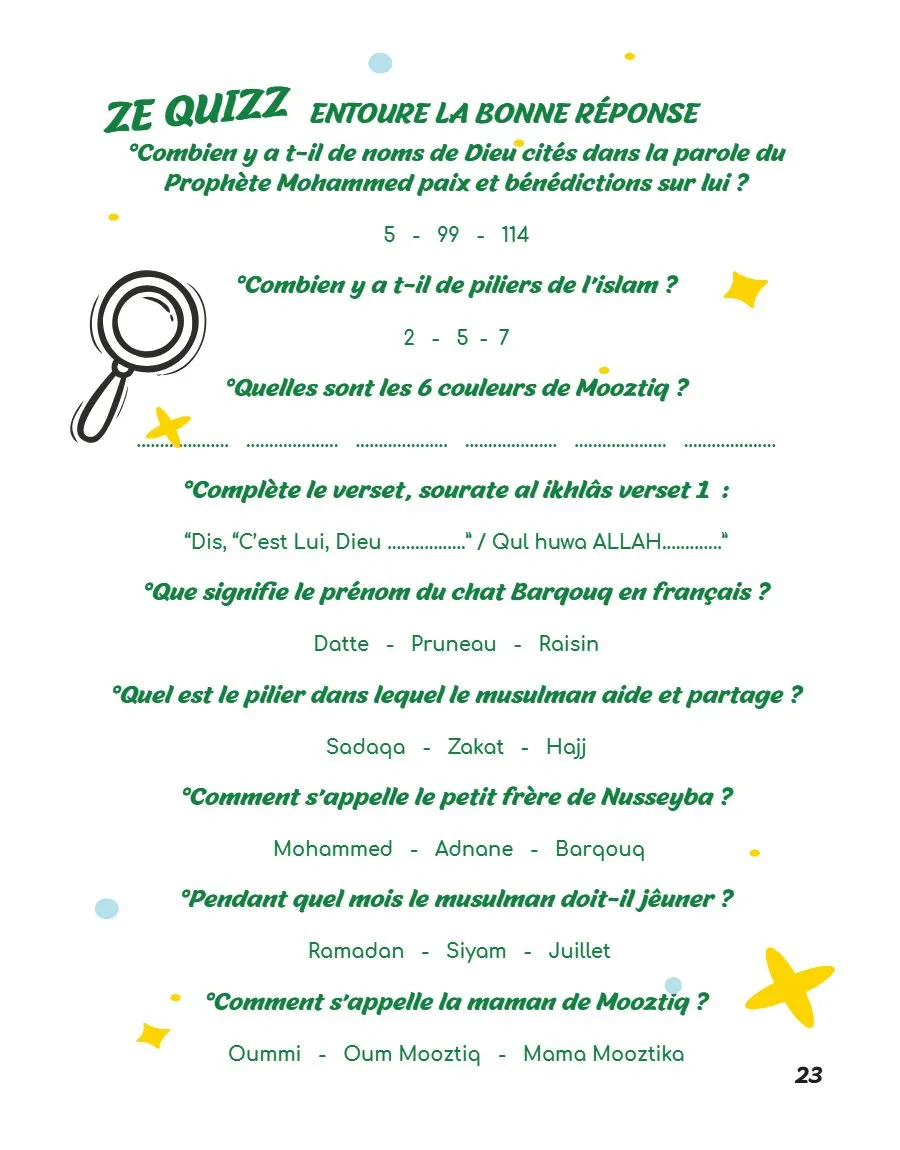 Page 23 du magazine, Moozgames, Magazine Mooztiq n°1