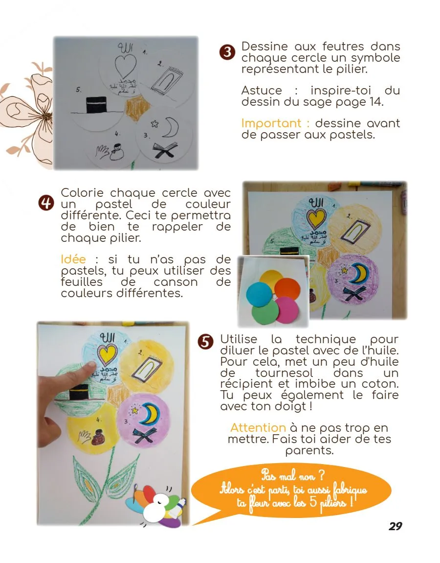 Page 29 du magazine, L'atelier Fleur d'islam, Magazine Mooztiq n°1