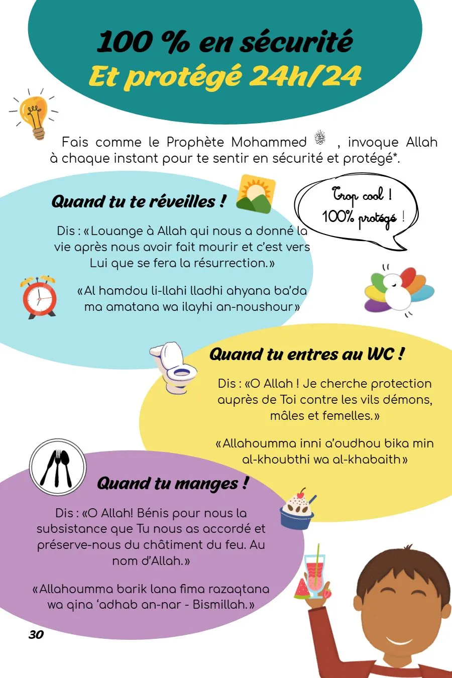 Page 30 du magazine, 100 % en sécurité, Magazine Mooztiq n°4