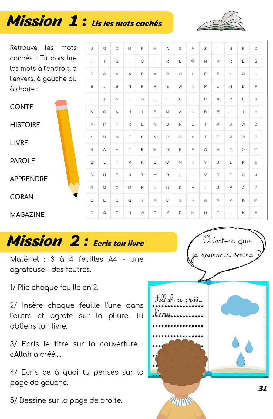 Page 31 du magazine, Les bienfaits de la lecture, Magazine Mooztiq n°3