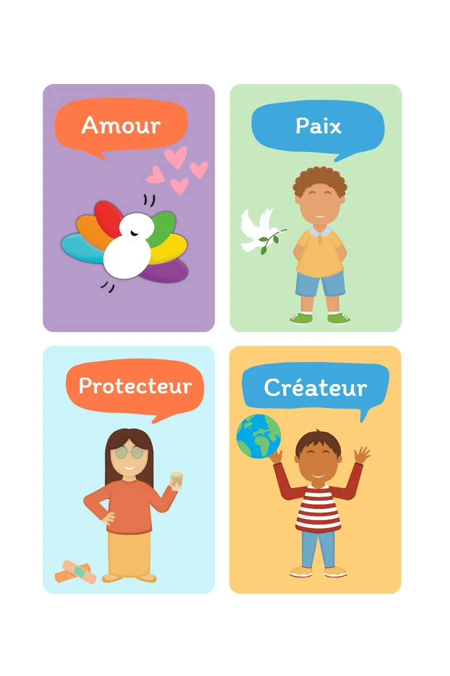 Page 33 du livret, Mooztiq game : le memory des Noms d'Allah, Mooztiq part en vacances