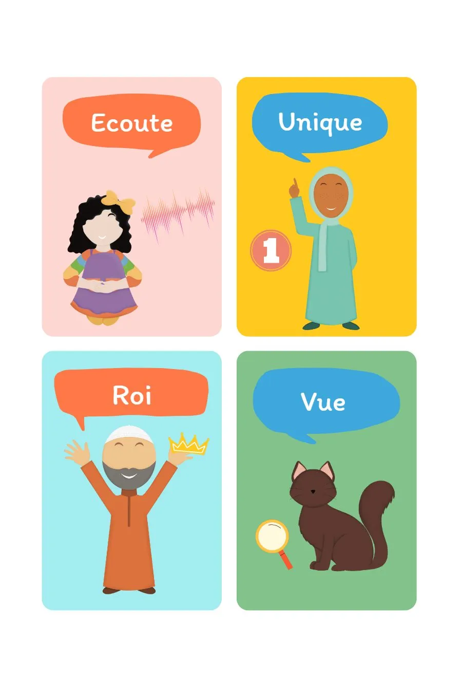 Page 37 du livret, Mooztiq game : le memory des Noms d'Allah, Mooztiq part en vacances