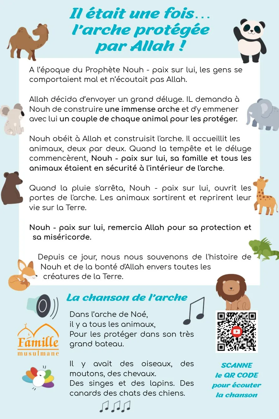 Page 39 du magazine, Invocations en famille, Magazine Mooztiq n°4