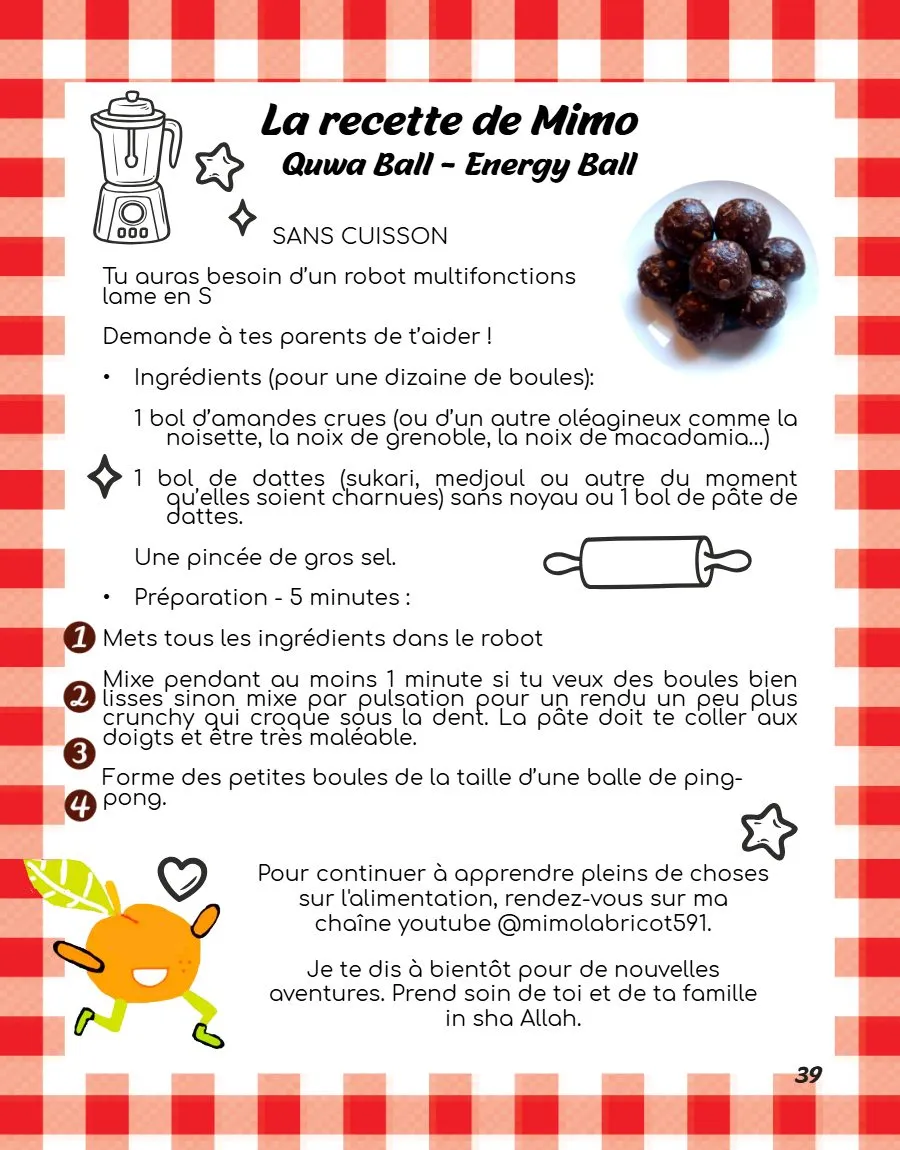 Page 39 du magazine, Dans la cuisine de Mimo : la datte, Magazine Mooztiq n°1