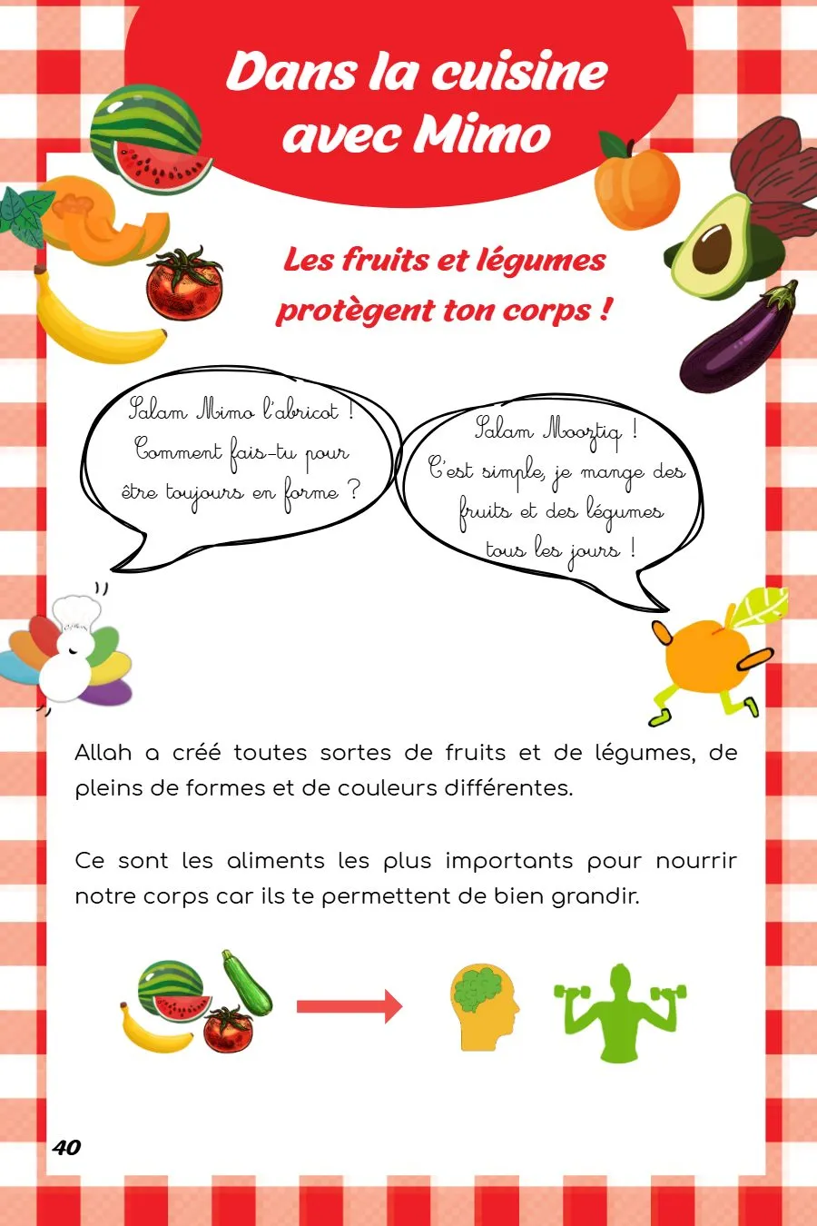 Page 40 du magazine, Dans la cuisine avec Mimo, Magazine Mooztiq n°4