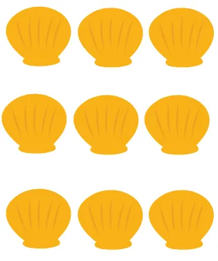Des coquillages