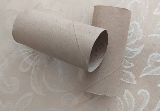 Le tube coupé en deux