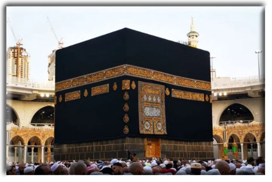 La mosquée de la Mecque avec la Kaaba