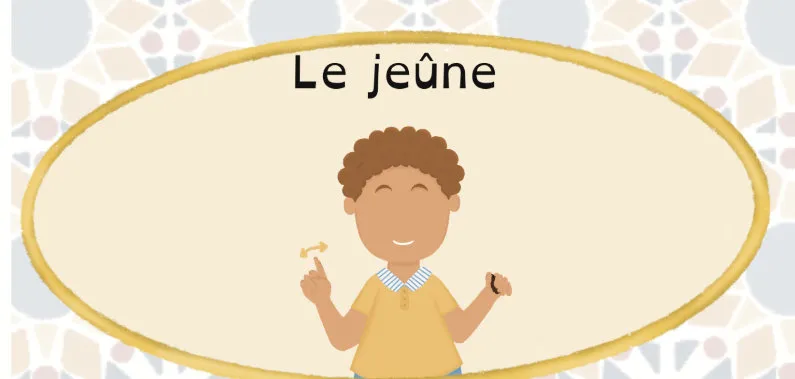Le jeûne : un enfant les mains ouvertes