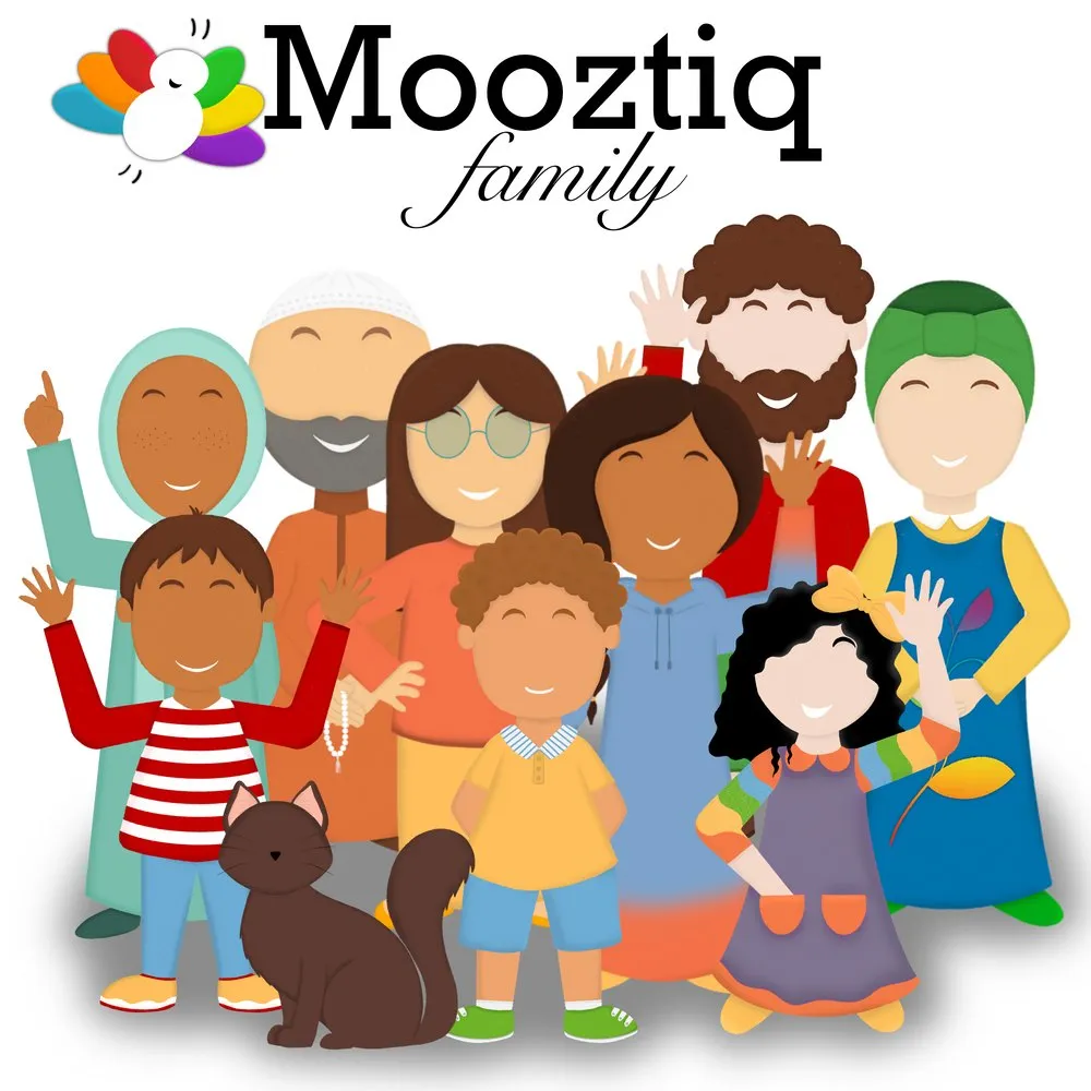 La photo de la famille Mooztiq, tous ensemble avec Barqouq